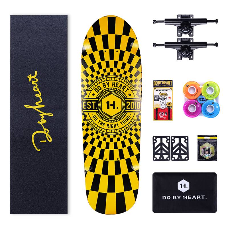 F1 FISHBOARD - BLACK YELLOW FLAG (COLOUR WHEEL)